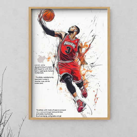 Basketball Grace - Jeedar Art Gallery