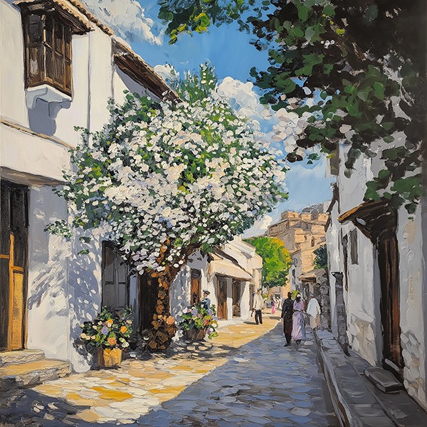 Peaceful Alleyway - Jeedar Art Gallery