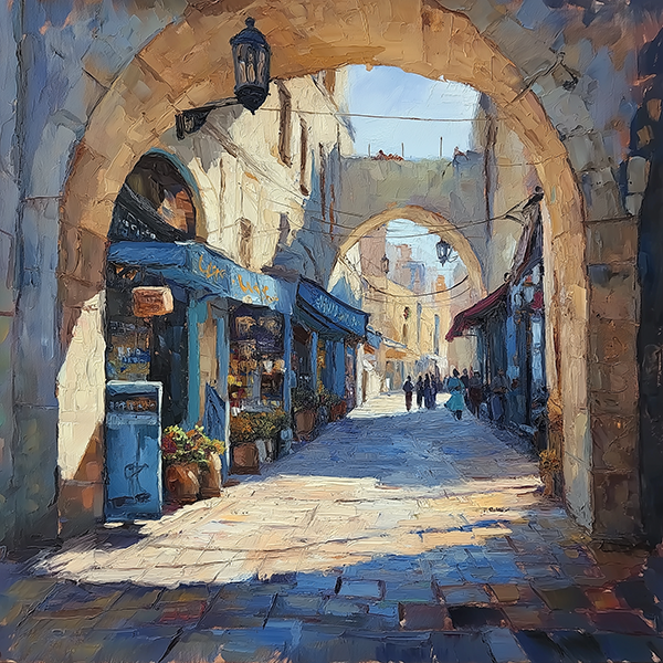 Market Archway - Jeedar Art Gallery