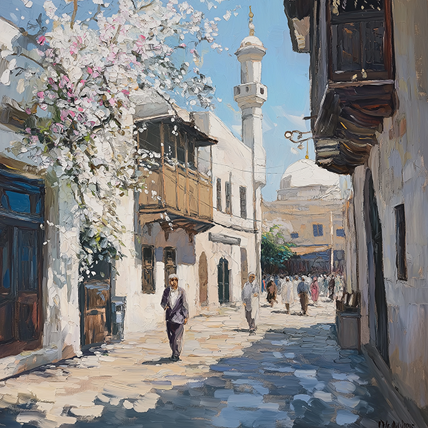 Old City Alley - Jeedar Art Gallery