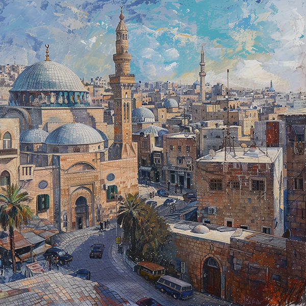 Domes and Minarets - Jeedar Art Gallery