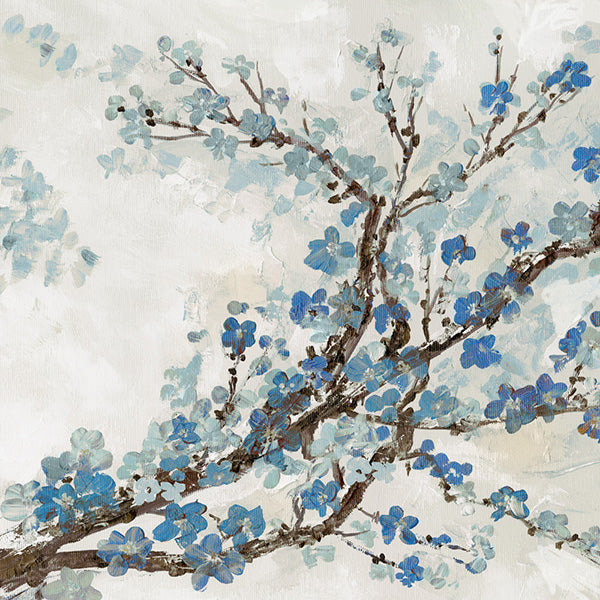 Blue blossoms branches II