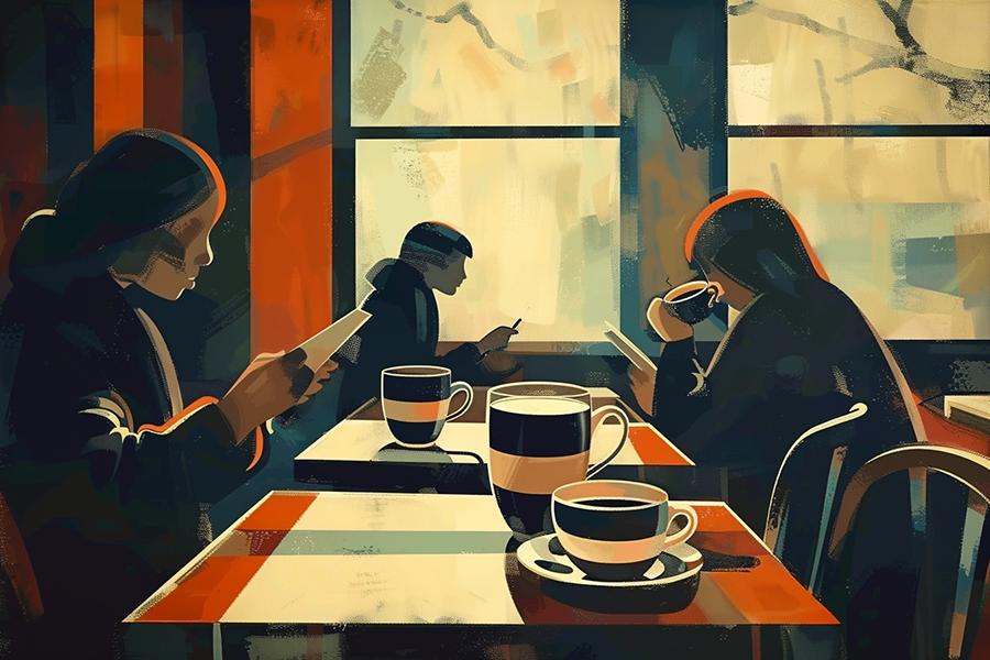 The Coffee Shop Scene