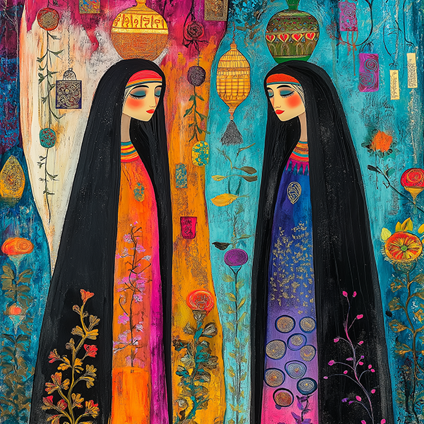 Sisters of Tradition - Jeedar Art Gallery