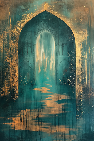 Golden Pathway - Jeedar Art Gallery