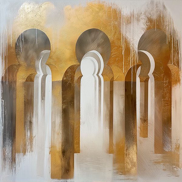 Shadows of Arches - Jeedar Art Gallery