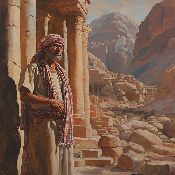 Man of Petra: Keeper of History - Jeedar Art Gallery