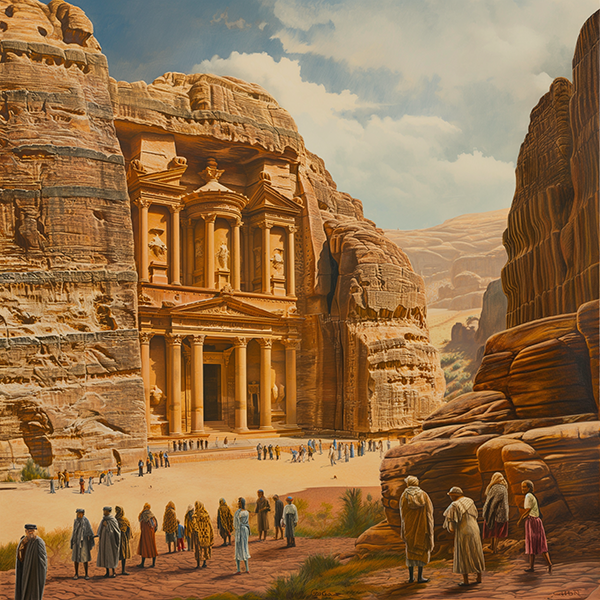 The Treasury of Petra - Jeedar Art Gallery