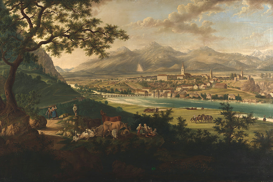 "View of Innsbruck" by Friedrich Loos