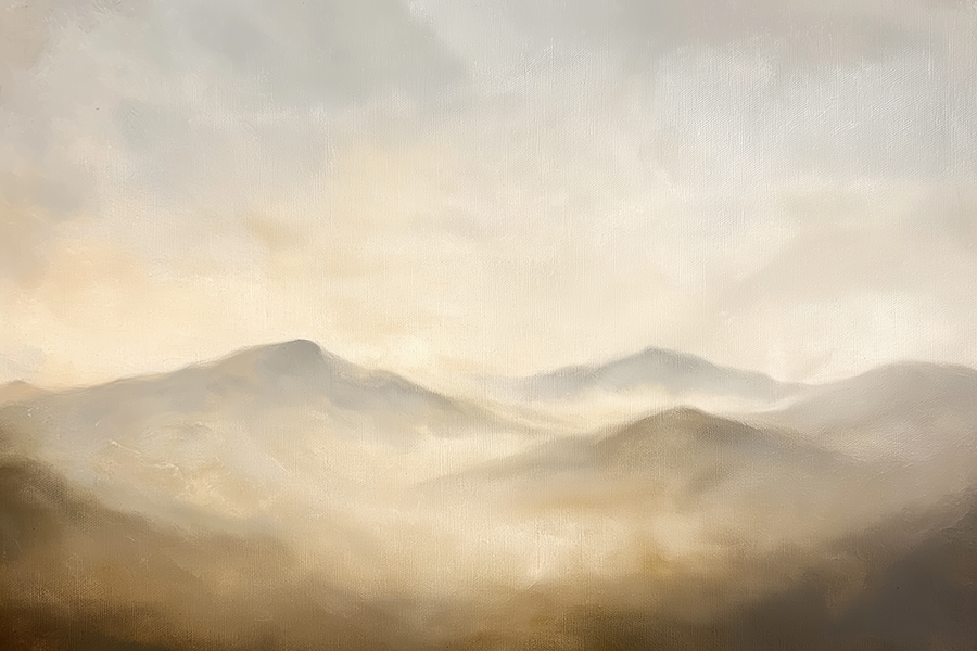 Misty Mountain Peaks