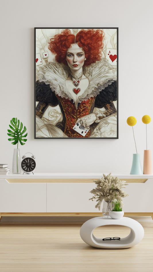 Queen of Hearts - Jeedar Art Gallery