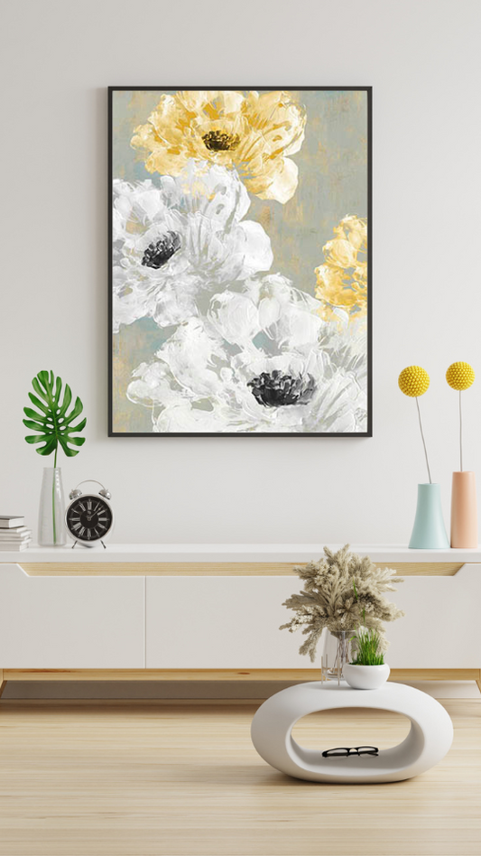 Golden and White Blooms II