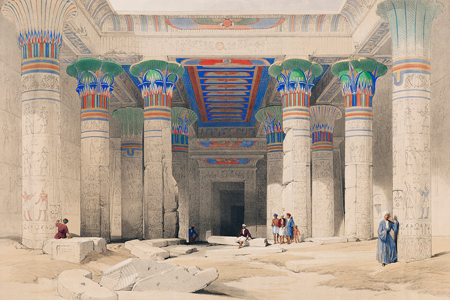 Egyptian Temple Columns