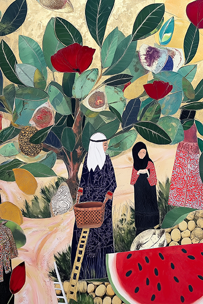 Harvest of the Olive Trees - Jeedar Art Gallery