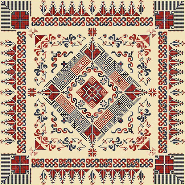 Folk Inspired Textile