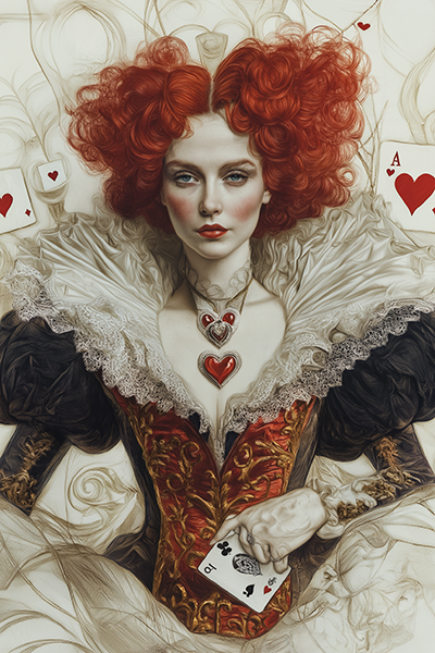 Queen of Hearts - Jeedar Art Gallery