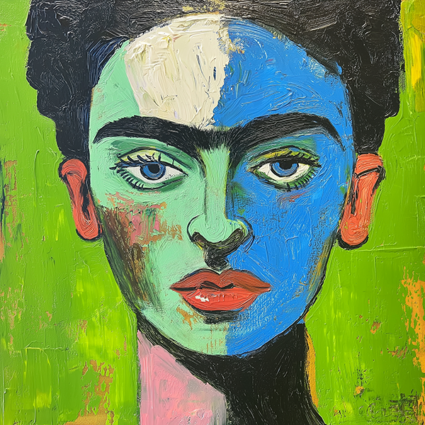 Frida's Duality - Jeedar Art Gallery